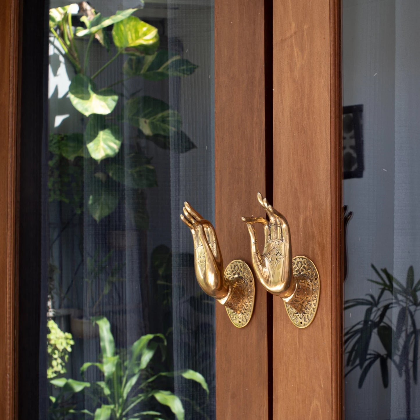 Apanmudra Pair Solid Door Handles