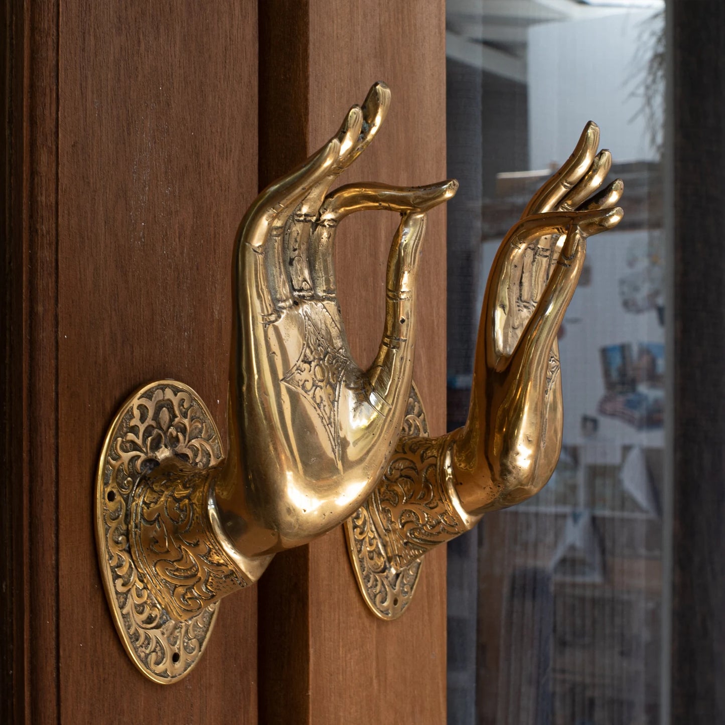 Apanmudra Pair Solid Door Handles