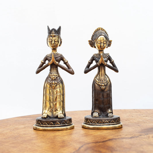 Balinese Wedding Couple Bronze